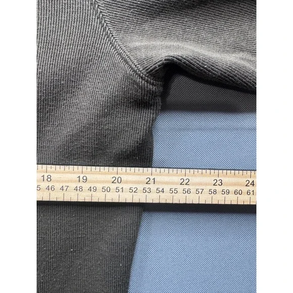 Sarah Bentley Vintage Womens Cardigan Sweater Olive Green Button Front Size L - Picture 5 of 8